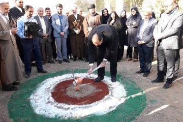 واحد سی.تی.اسکن بیمارستان شهید بهشتی اردستان کلنگ زنی شد