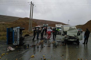 ۳ کشته و مصدوم در تصادف جاده بجنورد به جنگل گلستان