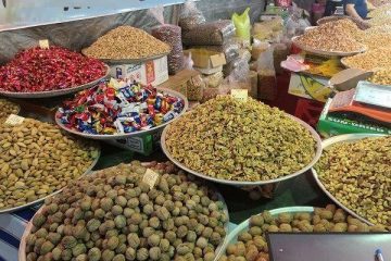 هر کیلو آجیل شب یلدا چقدر آب می‌خورد؟