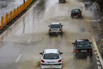 موج جدید بارش ها در البرز/ آب‌گرفتگی معابر و سیلابی شدن رودخانه‌ها دور از انتظار نیست