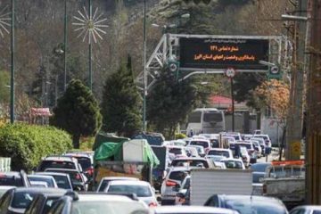 ترافیک در جاده کرج – چالوس نیمه سنگین است