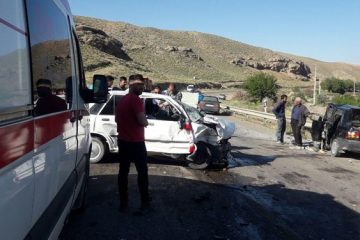 ۶ کشته و مصدوم در تصادف جاده اسفراین