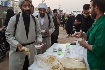 برپایی موکب اربعین در مرز مهران و شلمچه توسط ستاد عتبات دانشگاهیان