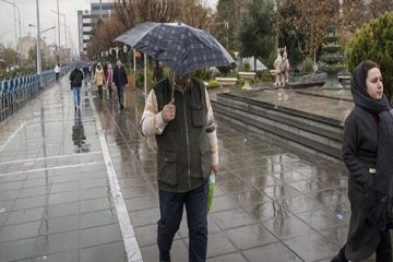 قوشخانه رکورددار بارندگی سه‌شنبه خراسان شمالی / بجنورد ۶.۹ میلی‌متر