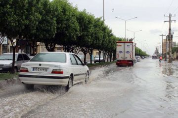 بارندگی کم‌سابقه در کرج/میزان بارش به ۲۲ میلی‌متر رسید