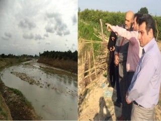 با لایروبی و بازگشایی رودخانه تالار عرض متوسط رودخانه از ۲۵ متر به ۶۰ متر رسید