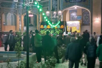 برگزاری مراسم وداع با پیکر مطهر حضرت آیت الله حاج شیخ عبدالجواد عبدالهی