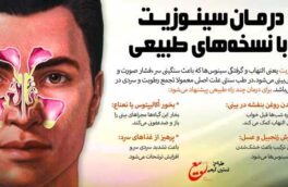 درمان سینوزیت با نسخه‌ای طبیعی
