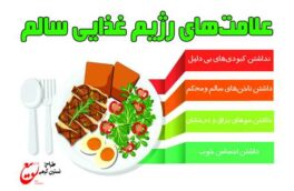 عادت‌هایی رژیم غذایی سالم