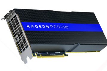 کارت دو هسته‌ای AMD Radeon Pro V340 با ۷,۱۶۸ هسته و ۳۲ گیگابایت حافظه HBM ECC معرفی شد