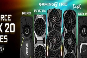 MSI از کارت گرافیک های سری RTX خود رونمایی کرد